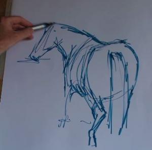 Wild Horse Painting Video episode 1